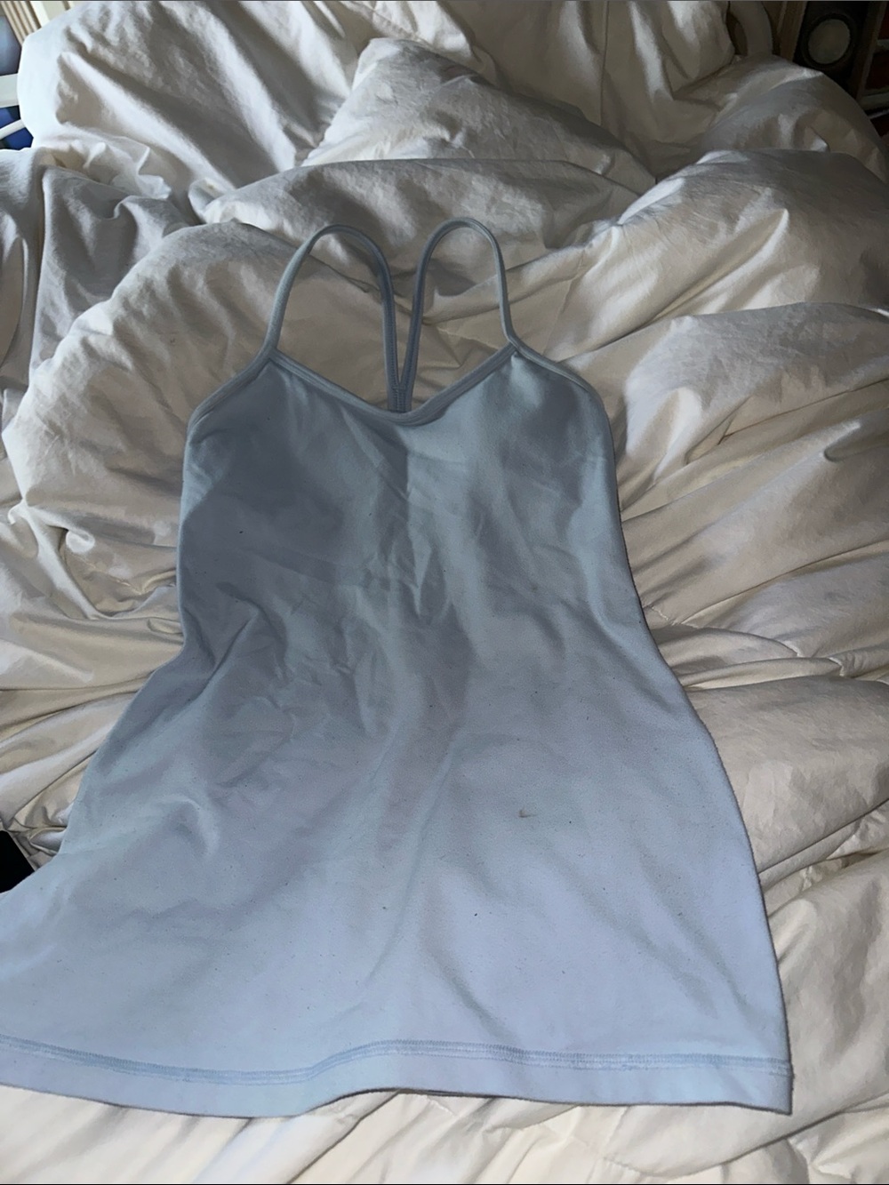 lululemon athletica Light Blue Strappy Camisole Tank